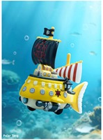 Authentique POPMART One Piece Grand Line Series Véhicules Figurines Boîte Mystère Anime Miniature Ornement de Bureau Vente en Gros