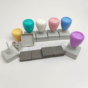 <span class=keywords><strong>HA</strong></span> yumuşak renk kare 30mm özel damga öğretmen flaş pulları için önceden mürekkepli ofis damgası - Product Image 4