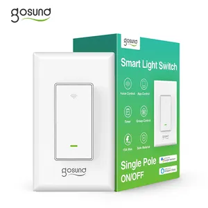 Smart Home Devices Control Via Tuyasmart,Home Smart Switch,Electric Home Automation White Wall Smart Switches