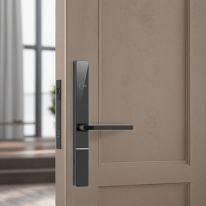 Tốt nhất NFC vân tay không dây nhà thông minh khóa cửa văn phòng vật liệu nhôm loại chìa khóa mật khẩu dữ liệu kính cửa gỗ-cho khách sạn - Product Image 5
