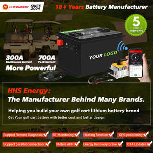 LiFePO4 Golf arabası pil 36V/48V 105Ah/160Ah yarı katı hal 6000 döngü elektrikli araç aküsü paket - Product Image 5