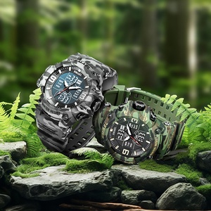 SMAEL 8049MC Nuevo Reloj Deportivo de Camuflaje Electrónico Resistente al Agua con Cronómetro y Alarma Relojes De Hombre - Product Image 3