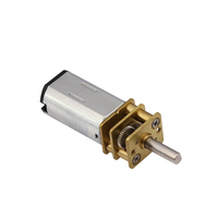 Motor Gear Magnet Permanen DC SLW 12MM 3V-12V Brushed N30 untuk Kipas Rumah Pintar & Aplikasi Robot