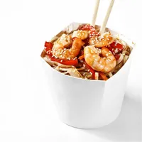Bol à nouilles rond en papier personnalisable, différentes tailles, pour plats chauds à emporter