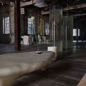 YUWEI Table basse Tables d'appoint salon hôtel utilisé Table nordique en fibre de verre meubles de maison couleur personnalisée moderne - Product Image 2