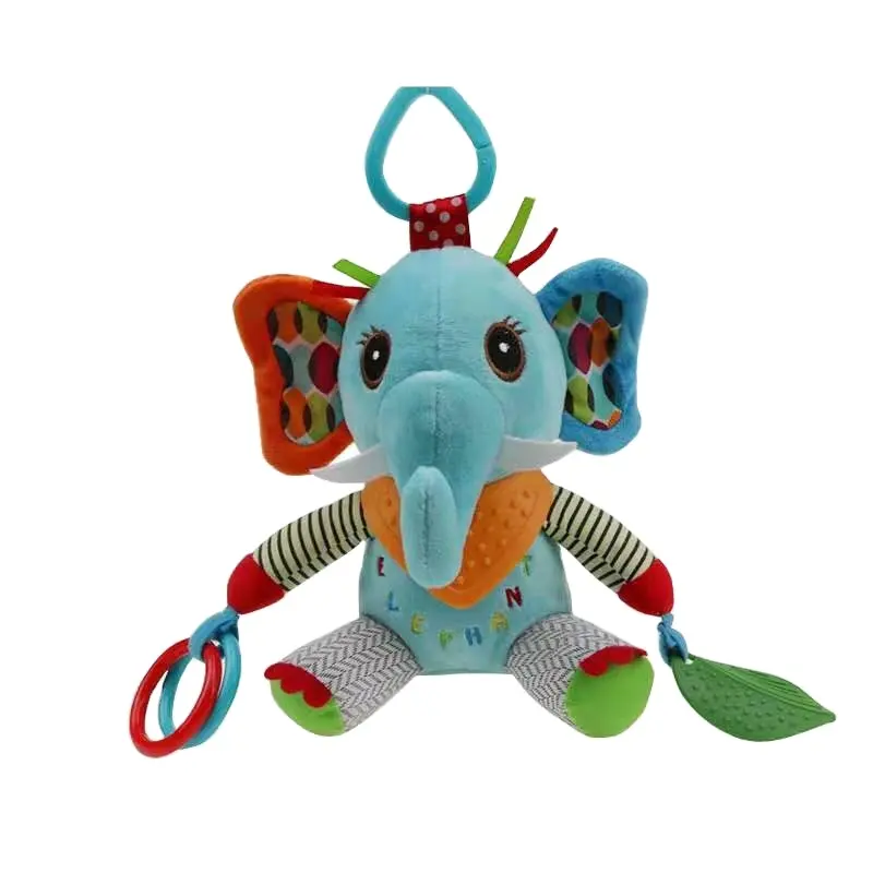 En71/estojo/cpsia elefante em forma de elefante, pendurado, brinquedo, bonito, cama de bebê, brinquedo de pendurar, presente para bebê