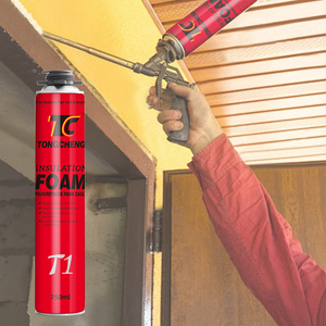 Một phần Polyurethane mở rộng Bọt keo chống nước keo cho tường cửa sổ một thành phần PU phun bọt Giao thông vận tải - Product Image 4