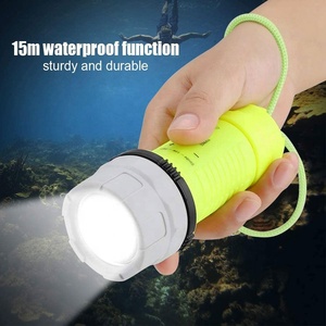 Đèn Pin Chống Nước Chuyên Nghiệp Chạy Bằng Pin 3aa Chất Lượng Cao Bằng Nhựa ABS Đèn Pin Lặn Có Dây - Product Image 1