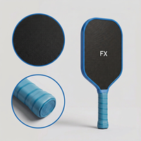 Raquette de pickleball professionnelle pour enfants en fibre de carbone FX, noyau en nid d'abeille PP de 16 mm, sans bordure, légère, pour l'entraînement