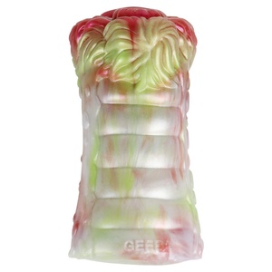 Fantasy-themed Silicone Masturbator Cup Wholesale Dual-chamber Masturbator Portable Quiet Adult <b>Toy</b> Male Masturbator Sex <b>Toy</b> - Product Image 2