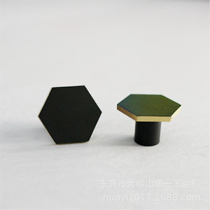 Furniture Handle And <b>Knob</b> Geometric <b>Black</b> Gold Trim Copper Material Minimalist Drawer Cabinet <b>Knob</b> - Product Image 3