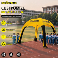OEM 3x3m Explosion Logo de couleur personnalisée Tente dôme Marché événementiel Tente polyester pvc gonflable d'extérieur