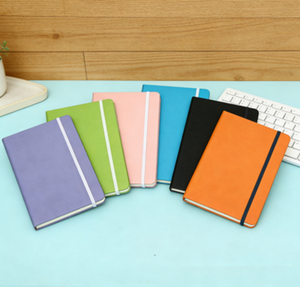 Carnet de notes A5 en cuir PU personnalisé, avec logo, couverture rigide, agenda mensuel et hebdomadaire, vente en gros à prix abordable - Product Image 1