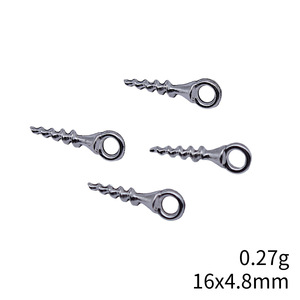 Colgante de Aleación de Zinc Plateado Antiguo con Diseño de <span class=keywords><strong>Sacacorchos</strong></span> Espiral de 16x4.8mm para Regalo de Sommelier - Product Image 3