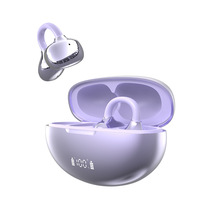Q108 Earbud Nirkabel Sejati Model Jepit Telinga Desain Terbuka Nyaman Dipakai Lama Untuk Olahraga