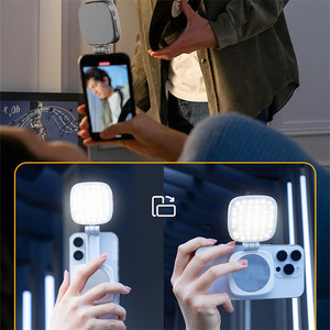 Mini lampe de poche magnétique à absorption pour téléphone, idéale pour les vidéoconférences, les selfies et le maquillage en direct - Product Image 5