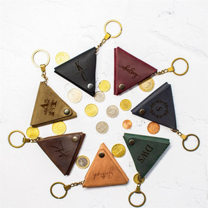 Vintage Mini Coin <b>Purse</b> Button Creative <b>Small</b> Change Bag for Women Men Portable Zero Wallet Storage Bag PU Leather - Product Image 2