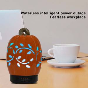 Smart Home Appliances Ätherisches Öl Diffusor Duft Ultraschall Keramik Kürbis Dekoration Diffusor Flasche Luftbe feuchter - Product Image 6