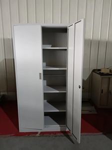 Armoire de classement moderne en acier gris H1850*W900*D400MM réglable avec serrure à clé pour bureau, atelier et stockage scolaire - Product Image 4