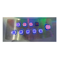Pont à 10 boutons à pièces personnalisé en usine avec micro interrupteur pour machine d'arcade de compétence