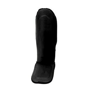 Protège-tibias de boxe et MMA en cuir PU léger avec fermeture auto-agrippante haute taille pour arts martiaux - Product Image 2