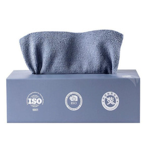 للبيع بالجملة منشفة تنظيف المطبخ المصنوعة من الألياف الدقيقة للاستخدام مرة واحدة في صندوق 180 جم/متر مربع خالية من الوبر منشفة تنظيف المطبخ من الألياف الدقيقة قابلة لإعادة الاستخدام - Product Image 5