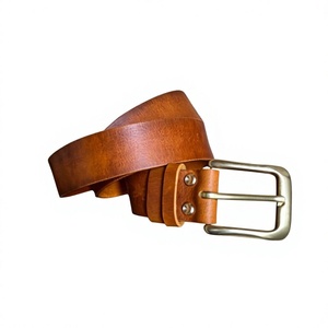 Ceintures en cuir véritable pour hommes BS INTERNATIONAL, style vintage, boucle en acier de luxe, imperméables, durables, écologiques, résistantes - Product Image 5