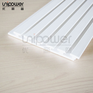Panel de pared ranurado de PVC Unipower de 22 cm de ancho y 6,6 mm de grosor para decoración interior del hogar - Product Image 2