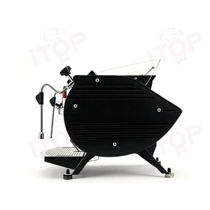 Machine à café expresso semi-automatique professionnelle ITOP, haute puissance, blanche et noire, équipement commercial, machine à café à tête unique - Product Image 6