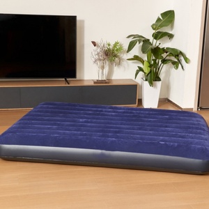 Matelas de voiture gonflable épaissi en PVC caoutchouté, classique, moelleux et pliable - Product Image 4