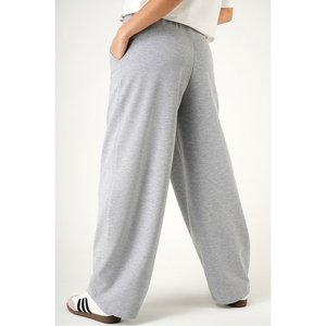 กางเกงผ้าถักสวมใส่สบายสำหรับผู้หญิง ผ้าฝ้ายผสม นุ่ม ยืดหยุ่น ใส่สบายทุกวัน ไซส์ S-XXL - Product Image 4