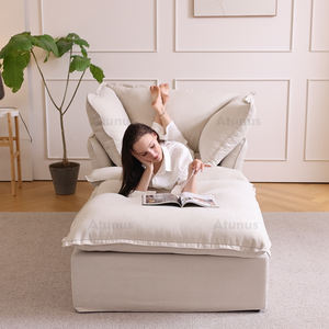 ATUNUS 4 kişilik şezlong l şekilli modüler yumuşak kanepe daire otel kanepe oturma odası mobilya kesit koltuk takımı - Product Image 4