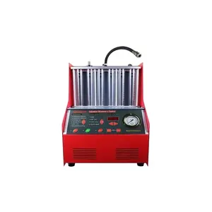 Start Ultrasone Brandstofinjector Reinigingsapparatuur 6 Cilinders Injector Reinigers Tester