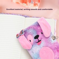Hochwertiges A5 Hardcover-Notizbuch für Kinder Nettes Hunde plüsch journal Stilvolle Büro-oder Studenten geschenk hülle