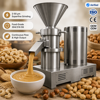 Machine à broyer les colloides directement de l'usine, en acier inoxydable 304, pour la fabrication de beurre de cacahuètes, de tahini et de pâte de sésame