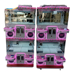Personalizable Mini muñeca grúa juguete cuatro personas 220V Mini Arcade juego personalizado Premio garra máquina para 6 + años <span class=keywords><strong>de</strong></span> edad - Product Image 1