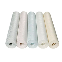 Papier peint PVC Design moderne Vente en gros d'usine Revêtement mural en vinyle imperméable à dos tissu pour projets hôteliers