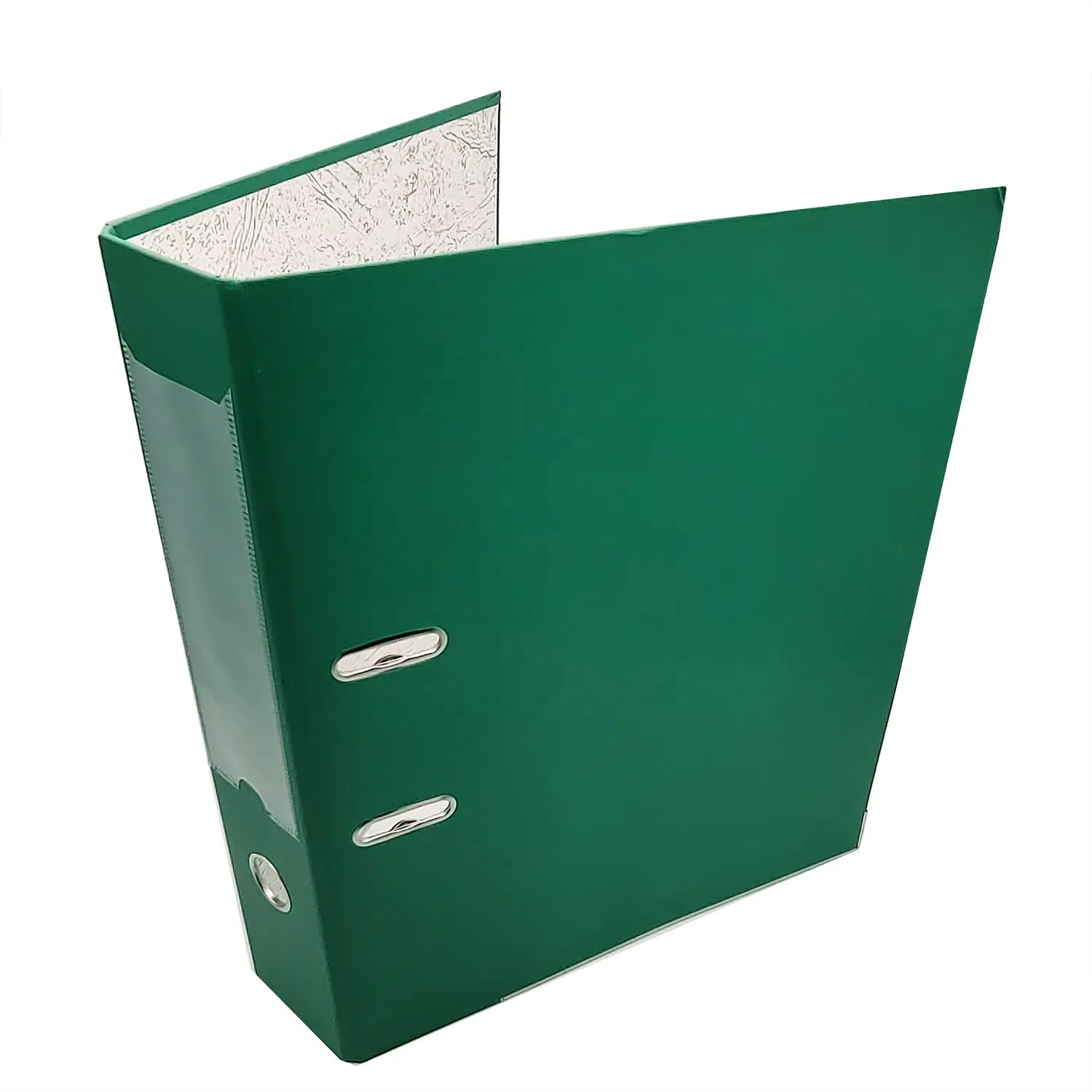 Custom Wholesale China Supplier Plastic Coated Green FC Documents Office File Holder 2 Hole Ring Paper Binder Clips