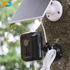 كاميرا مراقبة 4k تعمل بالطاقة الشمسية من TecDeft مزودة بخاصية WiFi ويمكن تكبير الحدّ 2 ميجابكسل وتكبير الحدّ 10 مرات مع تتبع للحركة البشري وتنبيه وكاميرا مراقبة تعمل بالطاقة الشمسية