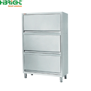 Professional Catering Maker Four-Door <b>Cupboard</b> 304 Stainless Steel Thickened Cabinet <b>Storage</b> for Hotel Restaurant - Product Image 4