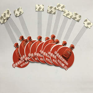 Vente en gros d'étagère de supermarché Wobblers de prix PVC à ressort pour affichage suspendu - Product Image 5