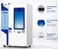 Terminal d'Émission de Cartes Automatisé Tout-en-un Intégrant la Vérification d'Identité, l'Impression de Cartes, le Codage et la Collecte en Libre-Service
