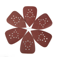 5-1/4" X 3-3/4" 13.5cm X 9.5cm Hook and Loop Sandpaper Sheets 12 Holes Detail Palm Sander for Mouse Sanders with Customized Box