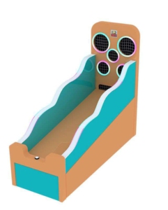 Happy Rolling Crazy Ball Coin-Operated Arcade <span class=keywords><strong>game</strong></span> sân chơi trong nhà có vé <span class=keywords><strong>Bowling</strong></span> Slam Dunk <span class=keywords><strong>Bowling</strong></span> ném đồng xu - Product Image 3