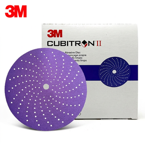 <span class=keywords><strong>Disco</strong></span> Abrasivo in Ceramica 3M 737U Cubitron II con Velcro, 6 Pollici 150mm per Levigatura Automobilistica e del Legno - Product Image 1