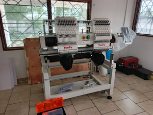 Máquina de Bordar Profesional de 2 Cabezas para Uso Industrial - Disponible en Nuestro Almacén en EE. UU. - Product Image 1