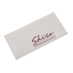 Serviettes de table 1/4 plis écologiques personnalisées Serviettes en <span class=keywords><strong>papier</strong></span> imprimées en pâte vierge Qualité de <span class=keywords><strong>restaurant</strong></span> 2 plis avec logo imprimé - Product Image 4