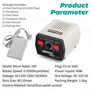 Handpiece Mikro Motor <span class=keywords><strong>Marathon</strong></span> Dental dengan Sikat Karbon 35000rpm - Product Image 2