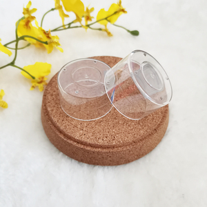 Transparent Round square Empty Cup Plastic Polycarbonate <strong>Tealight</strong> <strong>Holder</strong> for Candle - Product Image 2