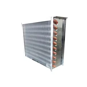 2023 tủ lạnh microchannel thương mại HVAC cuộn dây xuất khẩu Titan Ống vây cuộn dây trao đổi nhiệt